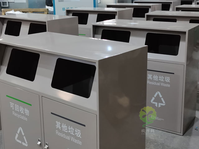 提升公共空間品質(zhì)，深圳金屬垃圾桶助你一臂之力